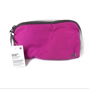 •LULULEMON• Everywhere Belt Bag 1L Pow Pink Light / Lunar Rock / Chrome